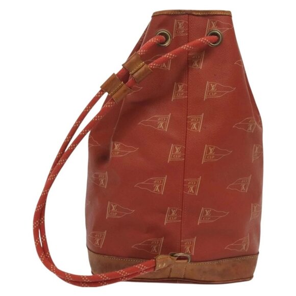 LOUIS VUITTON LV Cup Saint Tropez Shoulder Bag Red M80026 LV Auth 137121 - Picture 3 of 16